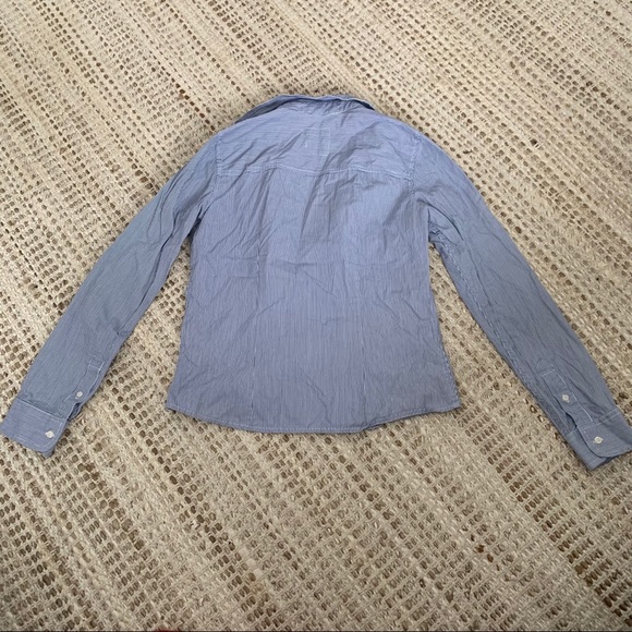 Hollister Pinstripe Button Up Shirt - Picture 2 of 3